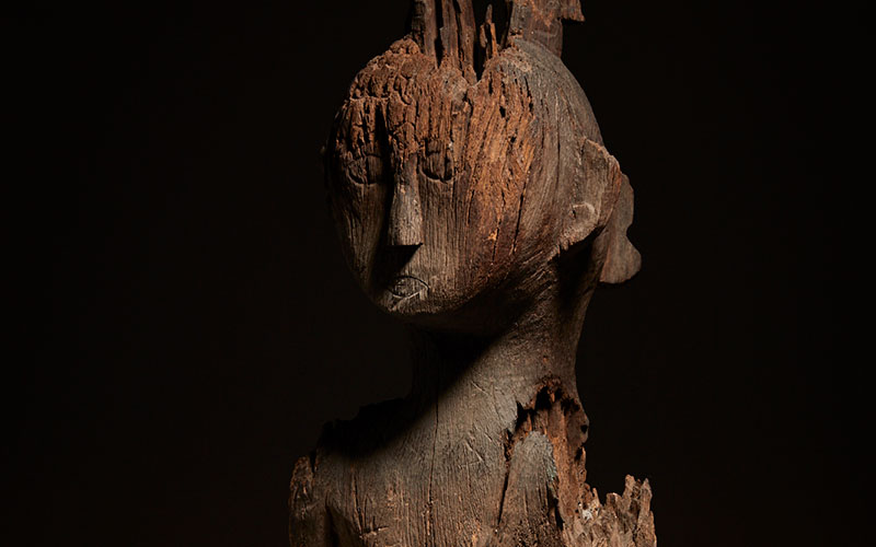 Ancestral Consulting Figure, Mid-late 19th Century, Hand-carved wood