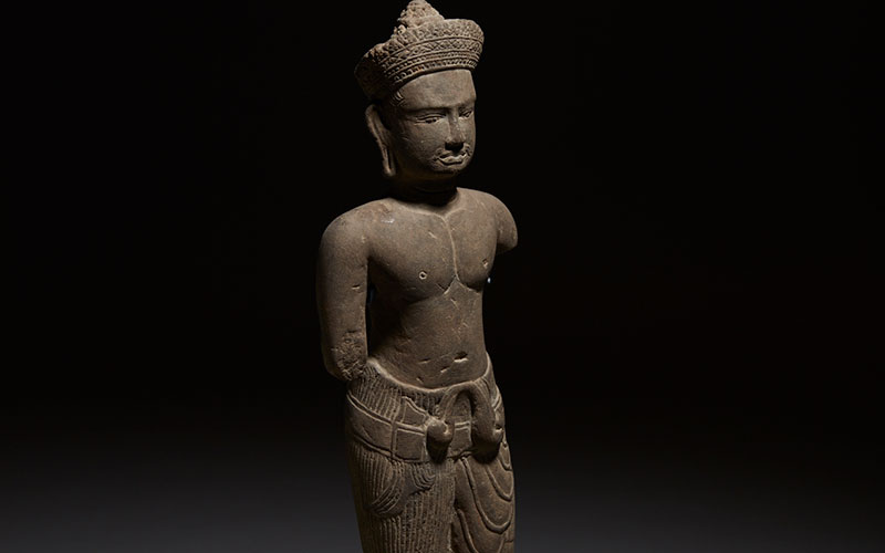 Khmer Baphuon Shiva, Cambodia, 18th Century, Carved sandstone