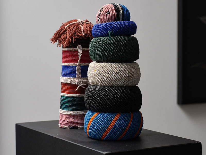 NTWANI AND NDEBELE DOLLS, SOUTH AFRICA, 20C