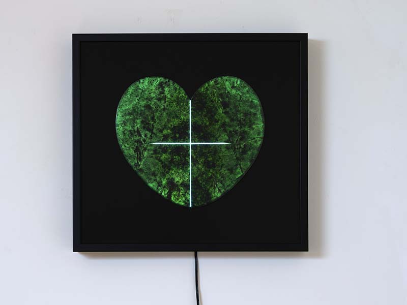 Chris Charteris 'Aroha Lightbox’ 2021